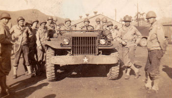 Siegfried Berman Beifahrer im US Jeep Frankreich 200