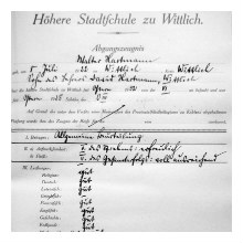 Abgangszeugnis Walter Hartmann 220