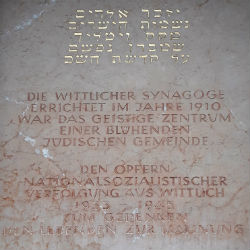 Gedenktafel Synagoge wil hw 250