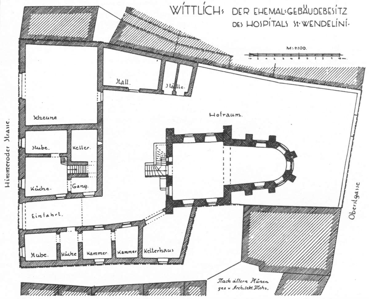Plan Synagoge 1831 Wein Mehs 1200